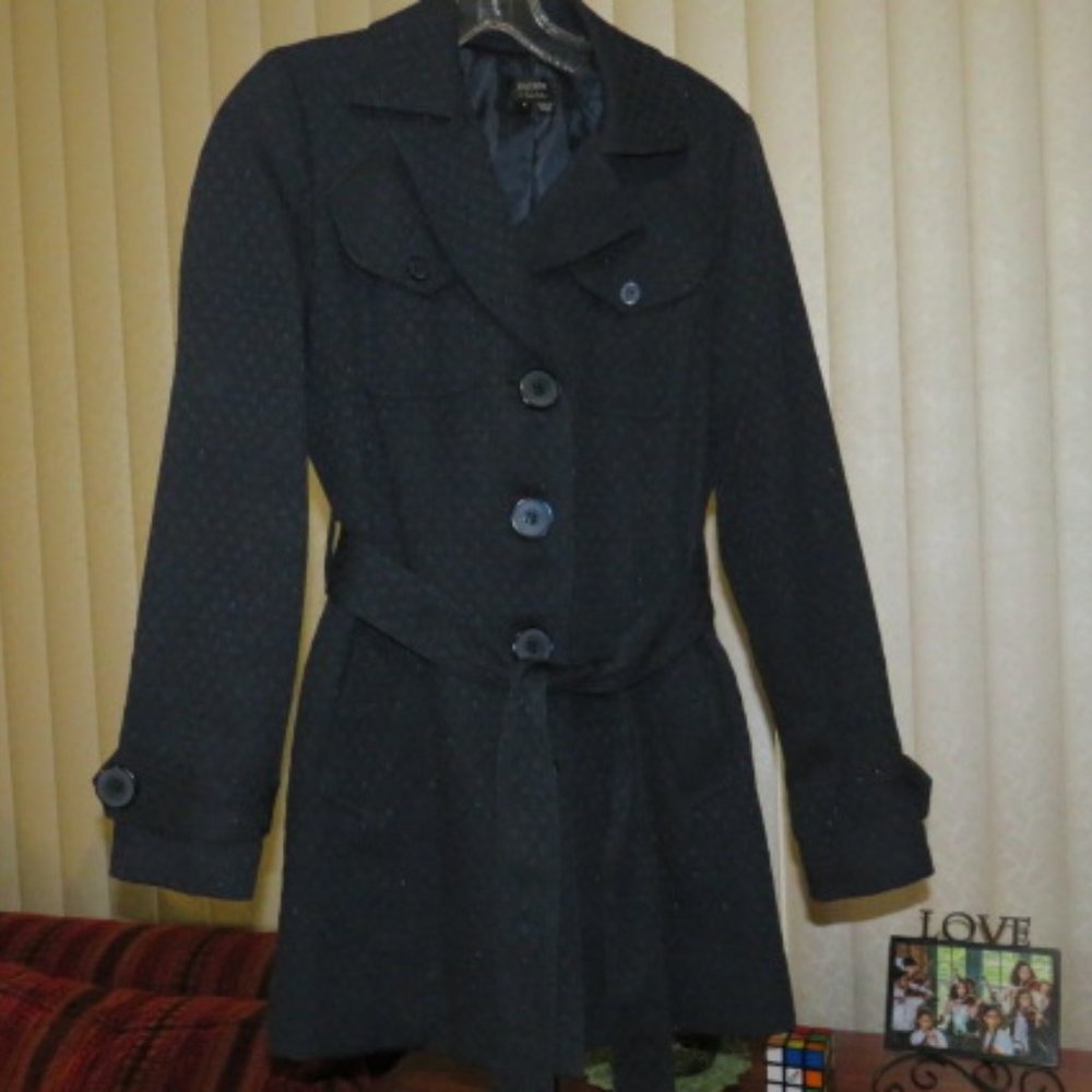 Navy Blue Pea Coat - Size 4